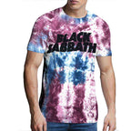 Black Sabbath Wavy Logo Dip-Dye T-Shirt - Hexael