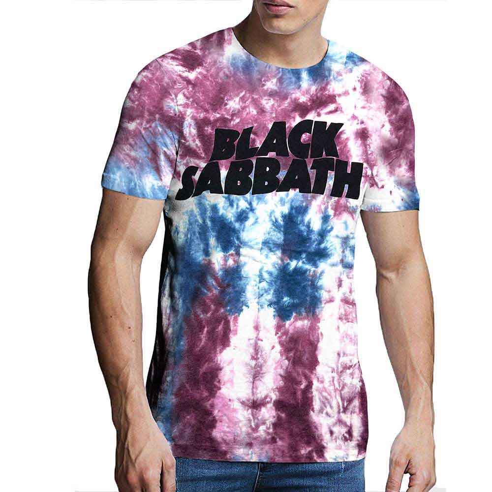 Black Sabbath Wavy Logo Dip-Dye T-Shirt