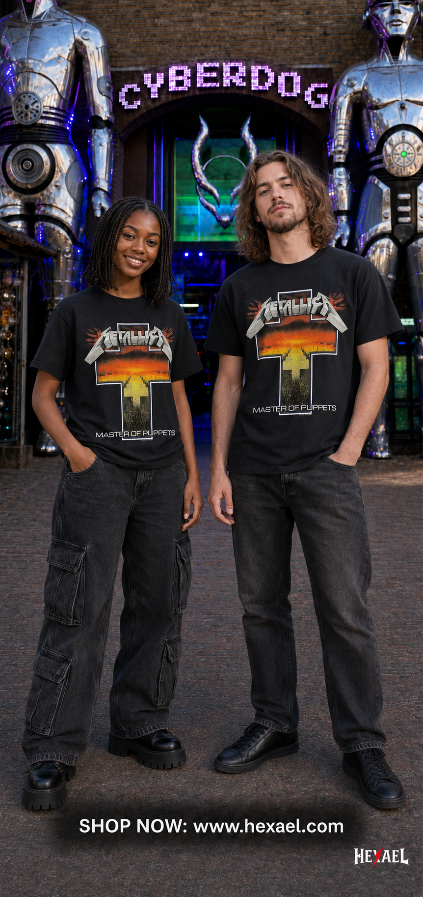 Metallica Master of Puppets Cross T-Shirt