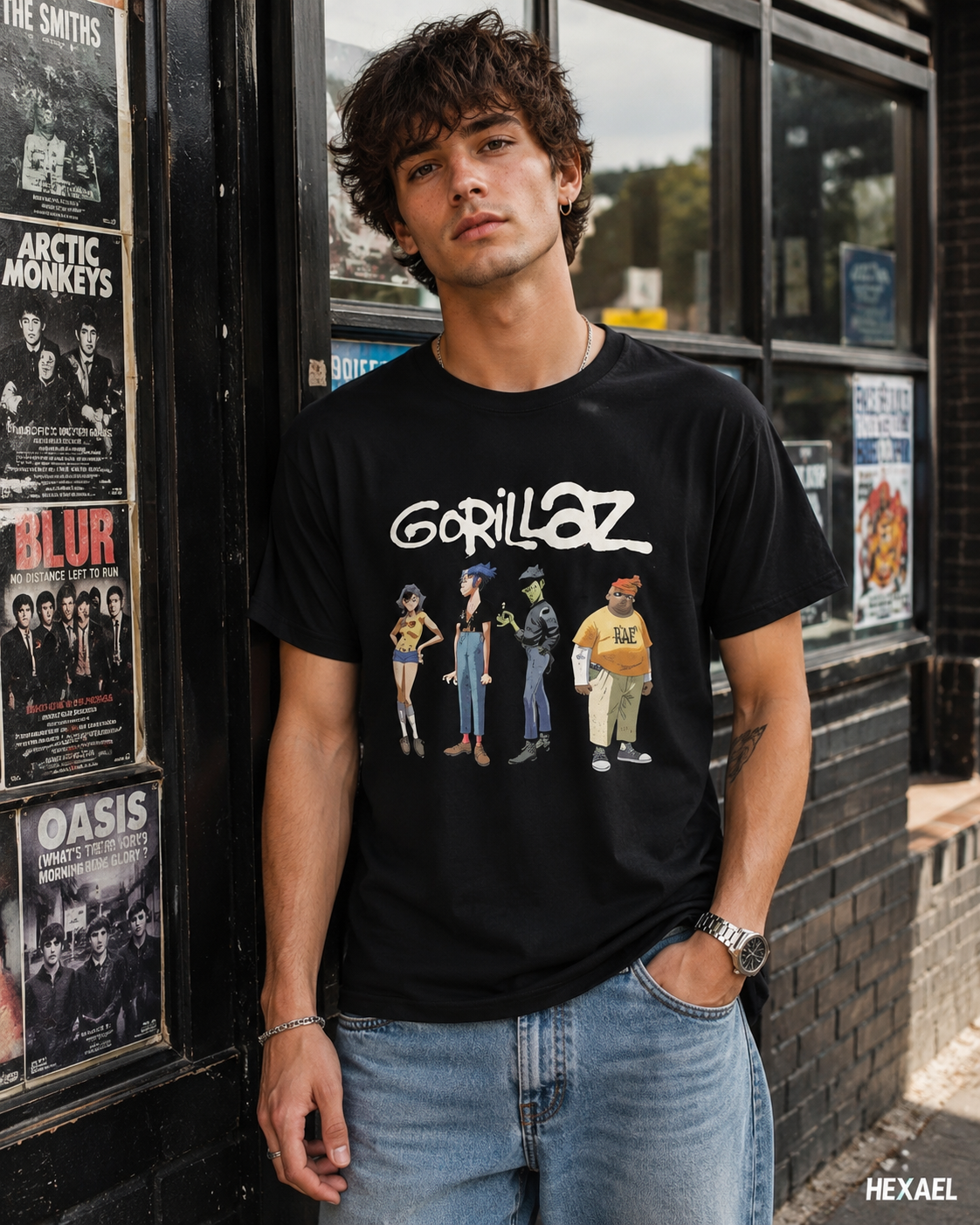 Gorillaz Spray Logo Group T-Shirt