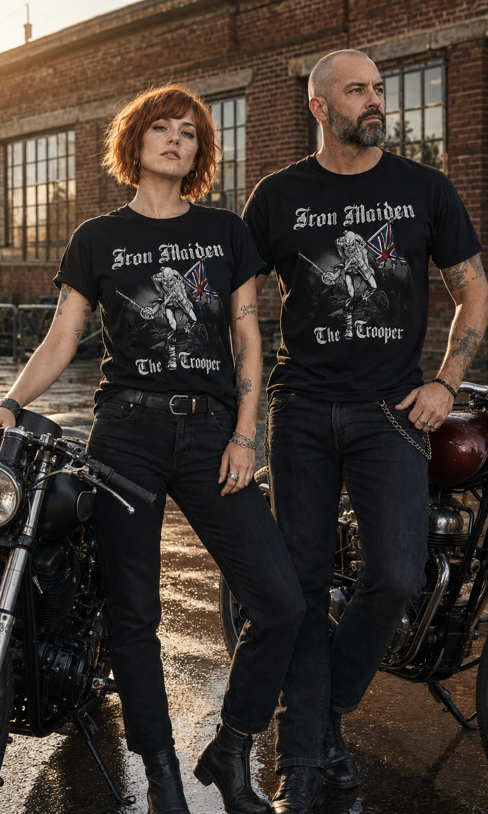 Iron Maiden Sketched Trooper T-Shirt