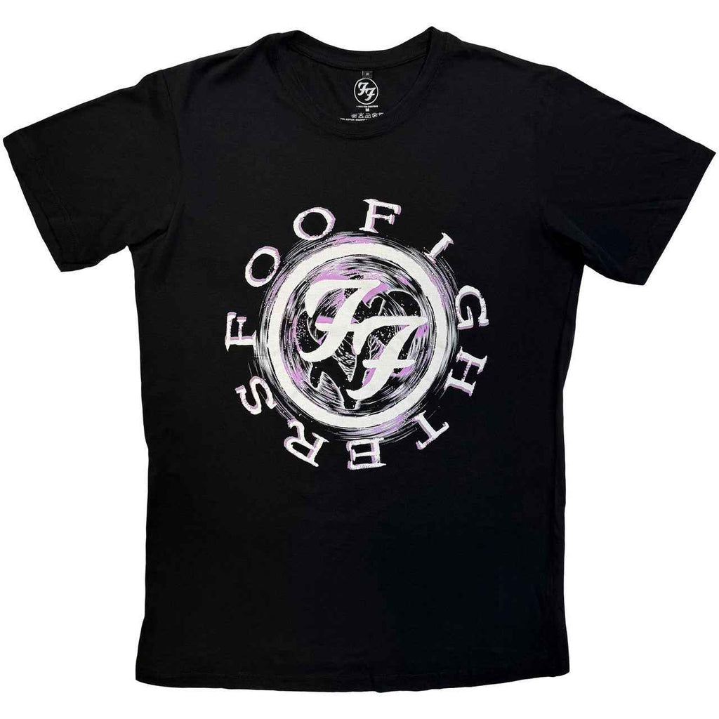 Foo Fighters Wheel Logo Shadow T-Shirt - Hexael