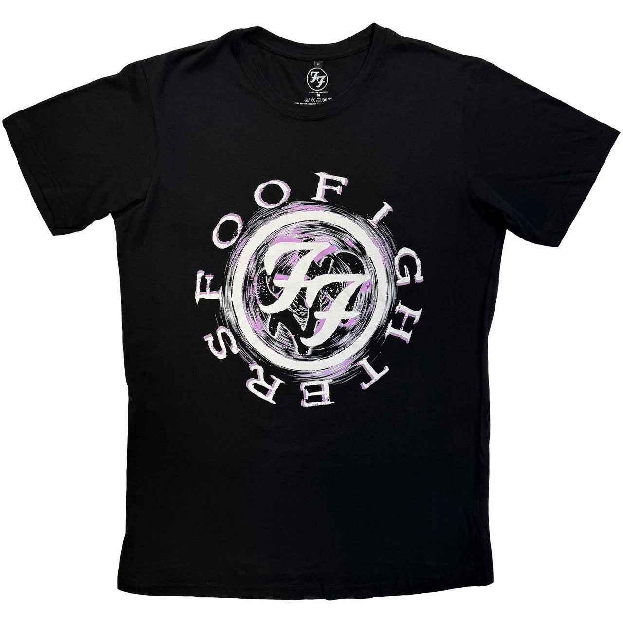 Foo Fighters Wheel Logo Shadow T-Shirt
