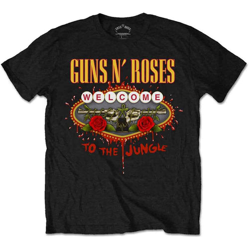 Guns N' Rosesd Welcome to the Jungle T-Shirt - Hexael