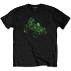 Gorillaz Group Green Jeep T-Shirt - Hexael