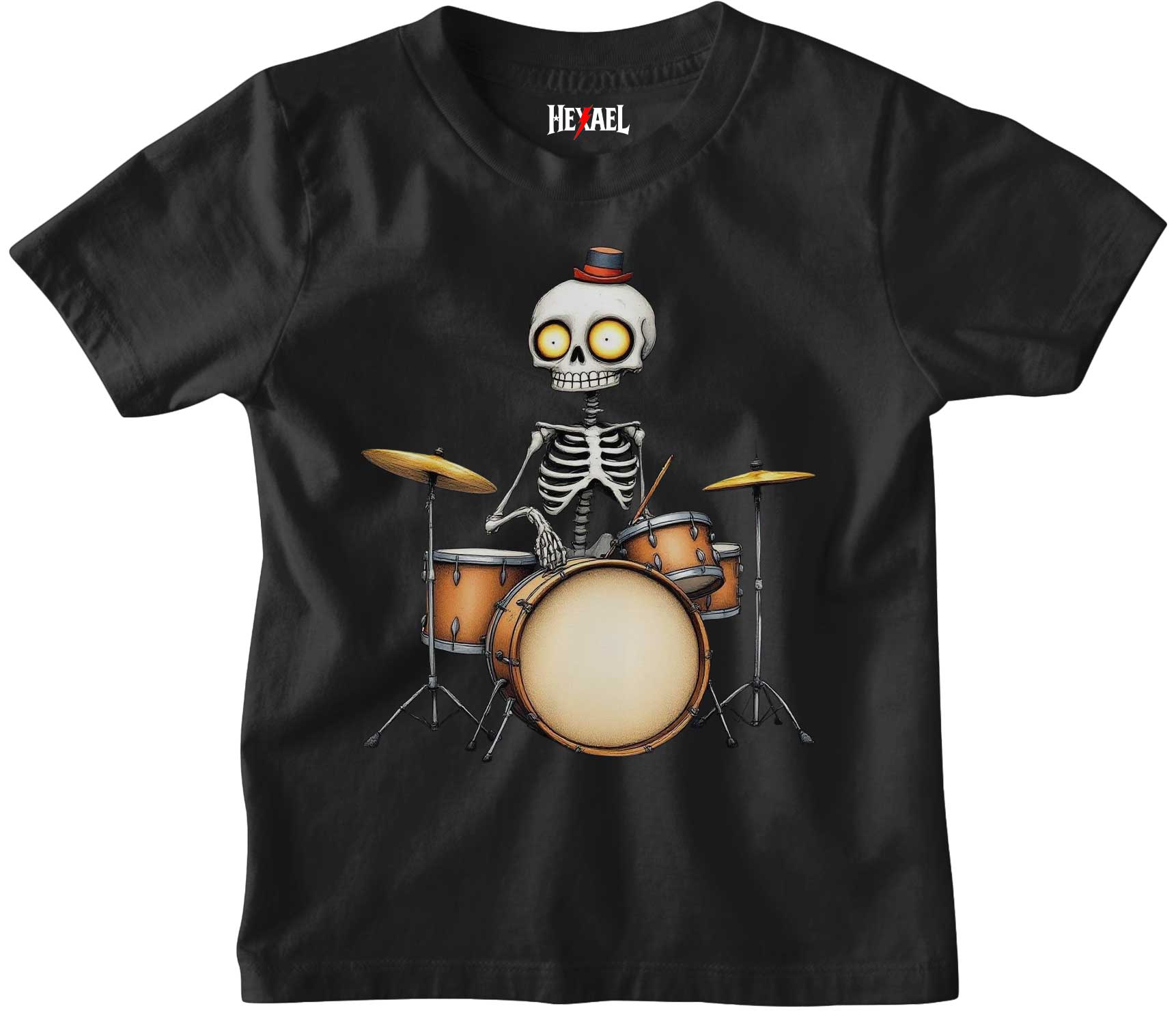 Skeleton Drummer  kids T-shirt
