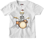 Skeleton Drummer  kids T-shirt - Hexael