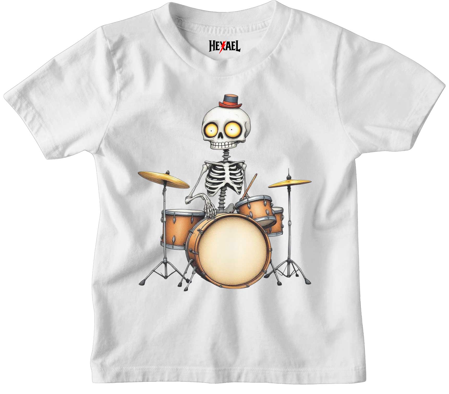 Skeleton Drummer  kids T-shirt
