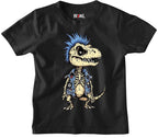 Punk Dinasour kids T-shirt - Hexael