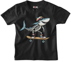 Skeleton Shark kids T-shirt - Hexael