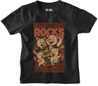 Family Rock Kids T-shirt - Hexael