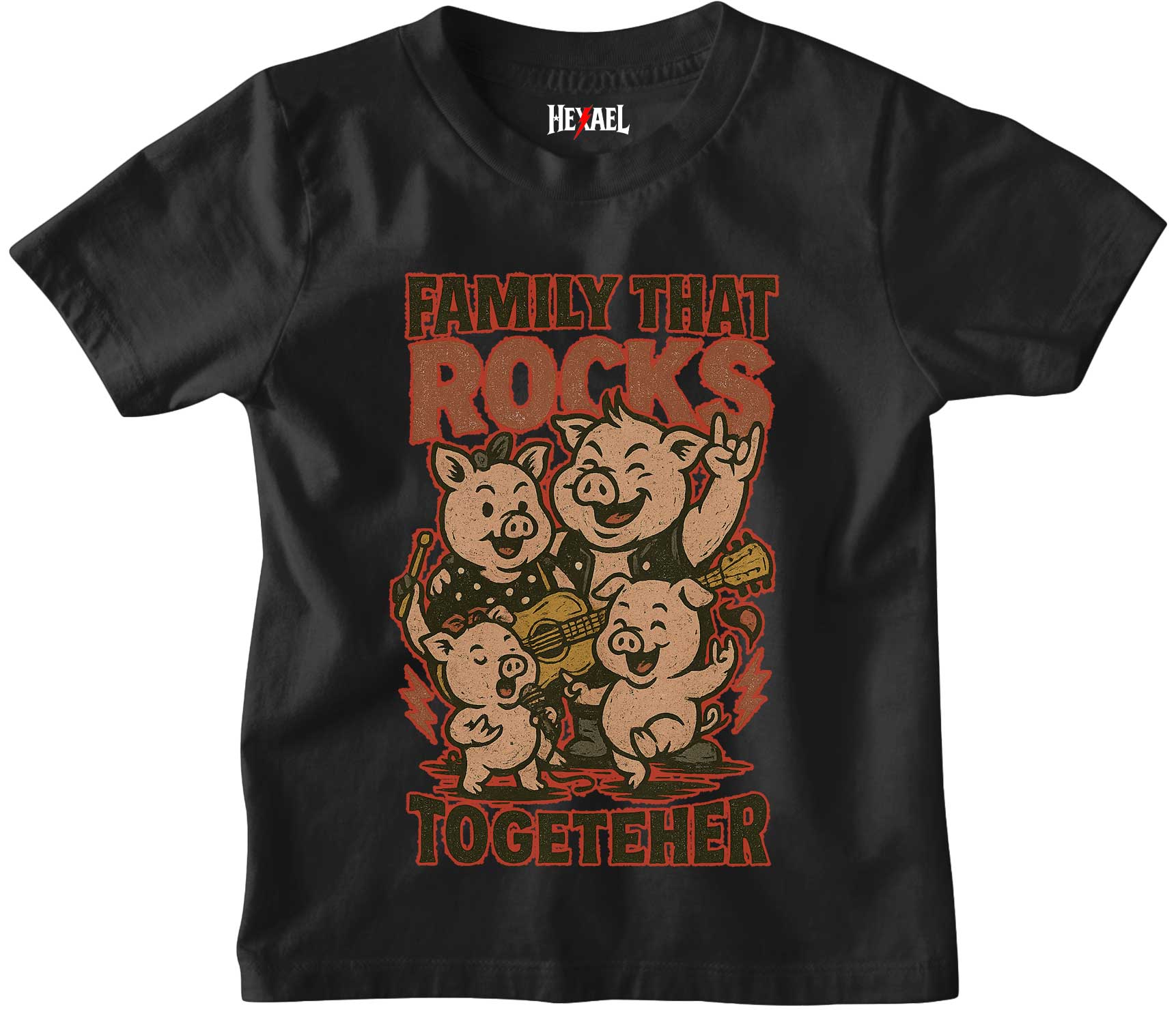 Family Rock Kids T-shirt