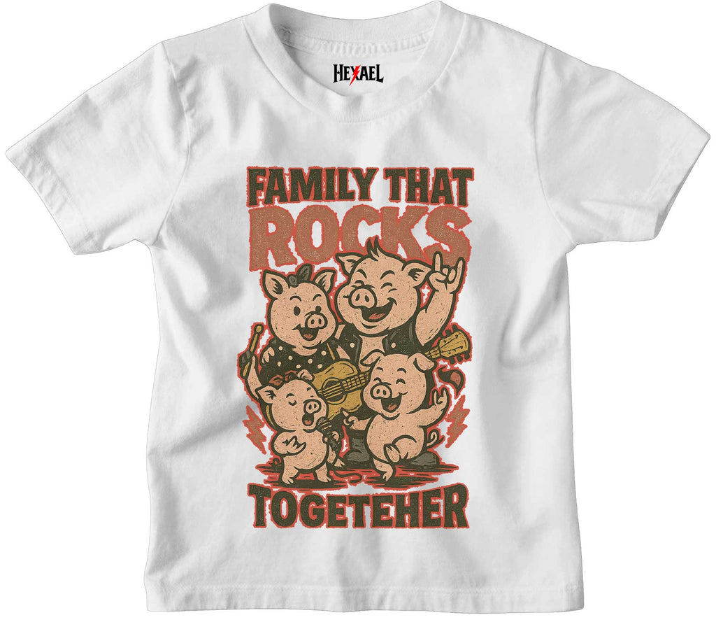 Family Rock Kids T-shirt