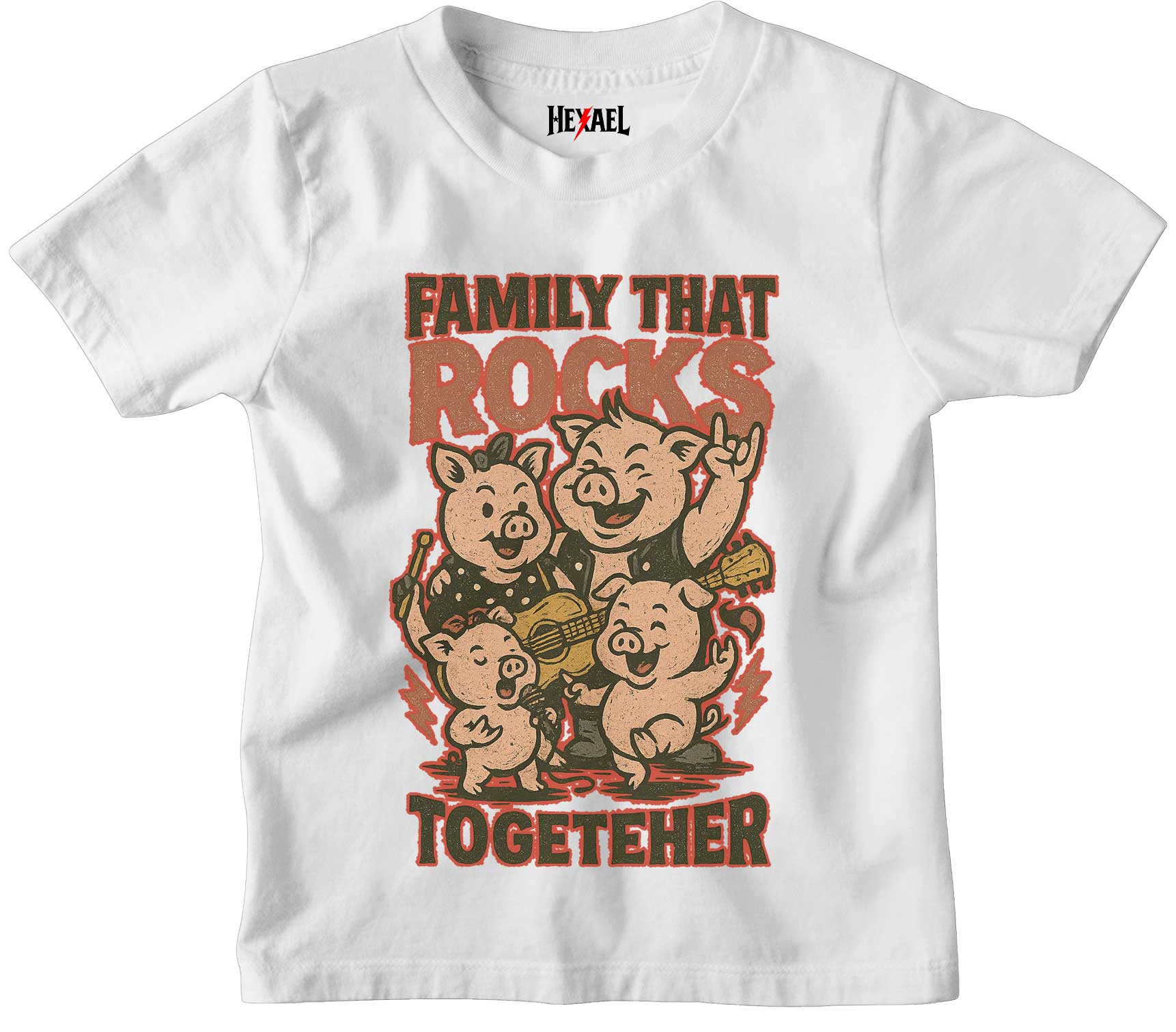 Family Rock Kids T-shirt