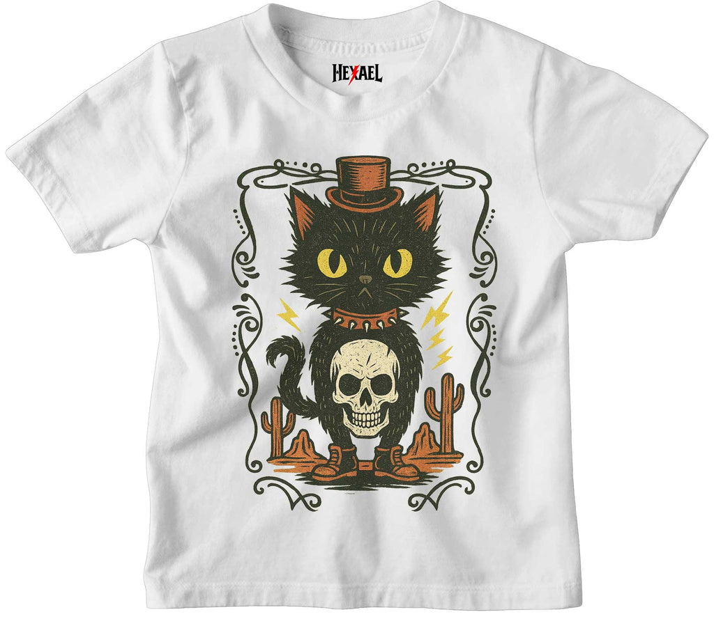 Skull Kitten Kids T-shirt