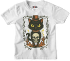 Skull Kitten Kids T-shirt - Hexael