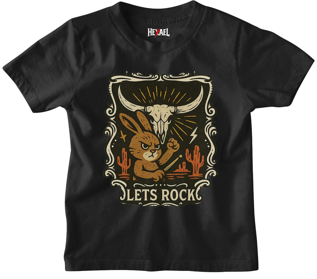wild Rock Bunny Kids T-shirt