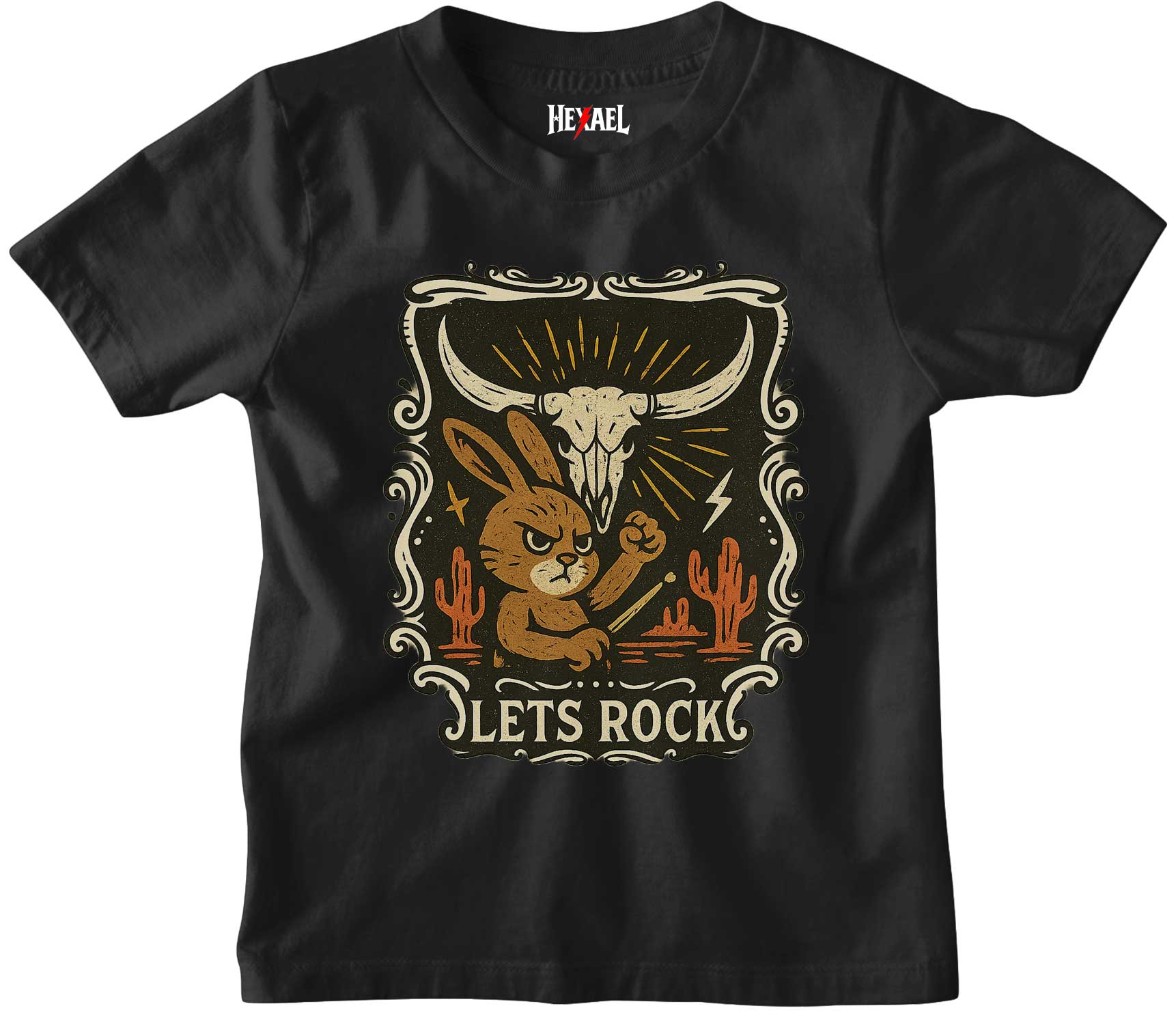 wild Rock Bunny Kids T-shirt
