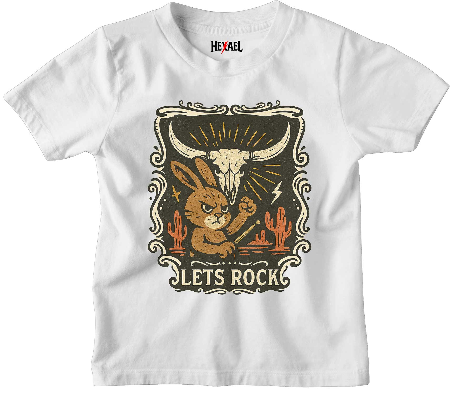 wild Rock Bunny Kids T-shirt