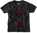 Rock Legend Cat Kids T-shirt - Hexael