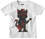 Rock Legend Cat Kids T-shirt - Hexael