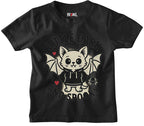 Bat Kitty Kids T-shirt - Hexael