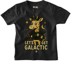 Giraffe Night Galactic Kids T-shirt - Hexael