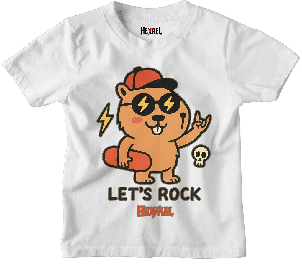 Skate And Rock Kids T-shirt - Hexael