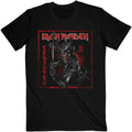 Iron Maiden Senjutsu Cover Distressed Red T-Shirt