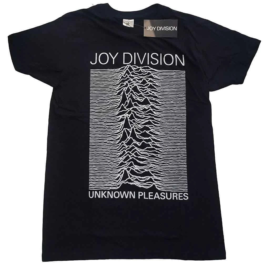 Joy Division Unknown Pleasures Black T-Shirt - Hexael