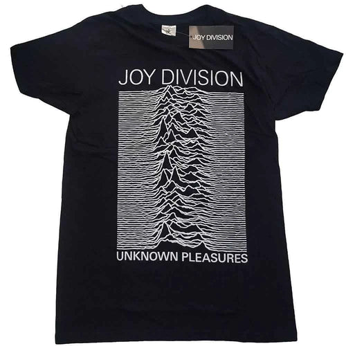 Joy Division Unknown Pleasures Black T-Shirt - Hexael
