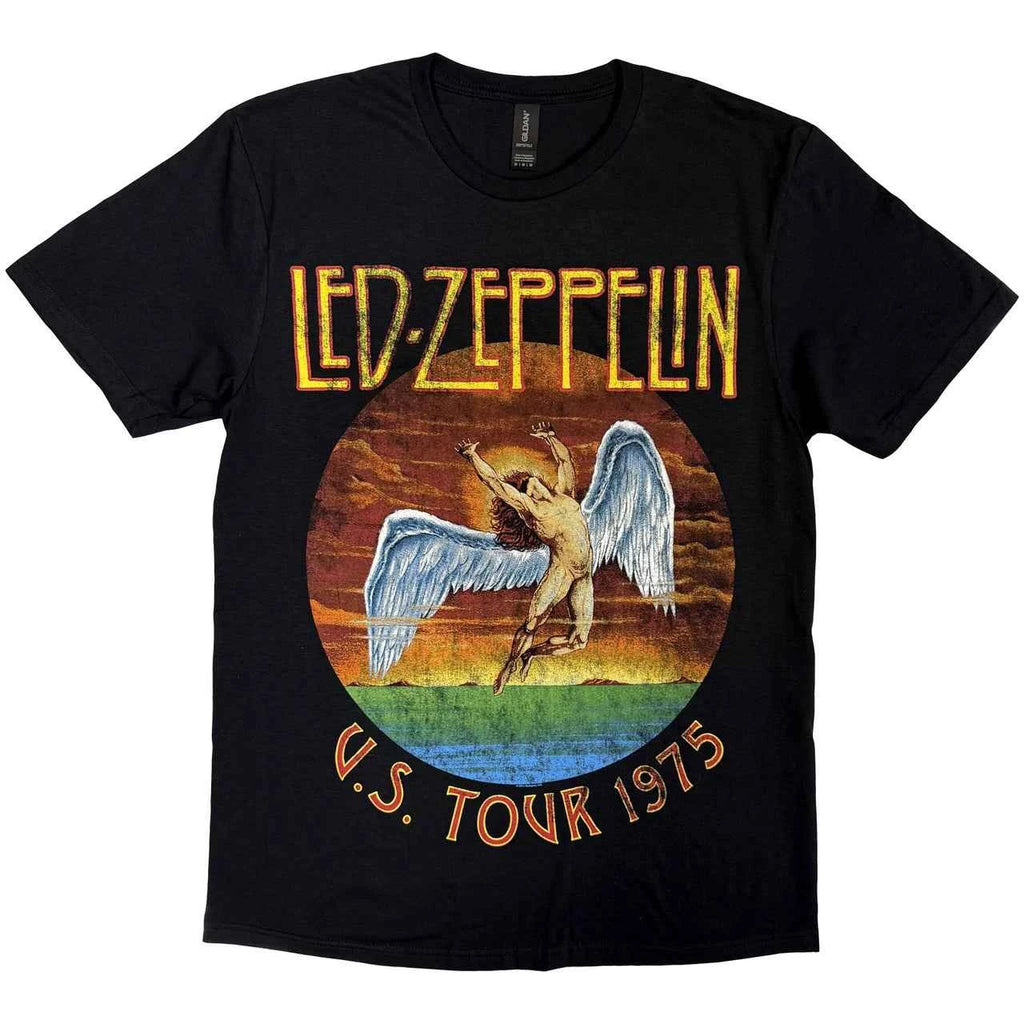 Led Zeppelin USA Tour '75 T-Shirt - Hexael