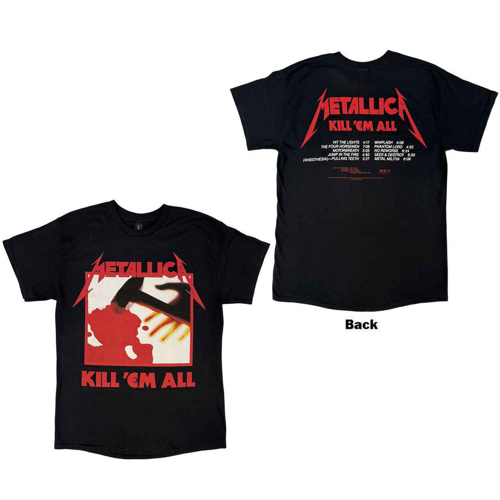Metallica Kill 'Em All Tracks T-Shirt