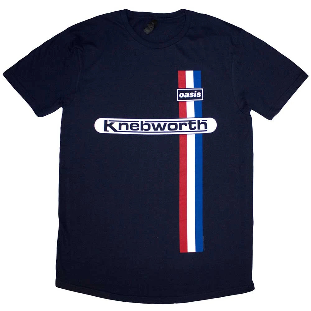 Oasis Knebworth Vertical Stripe T-Shirt - Hexael
