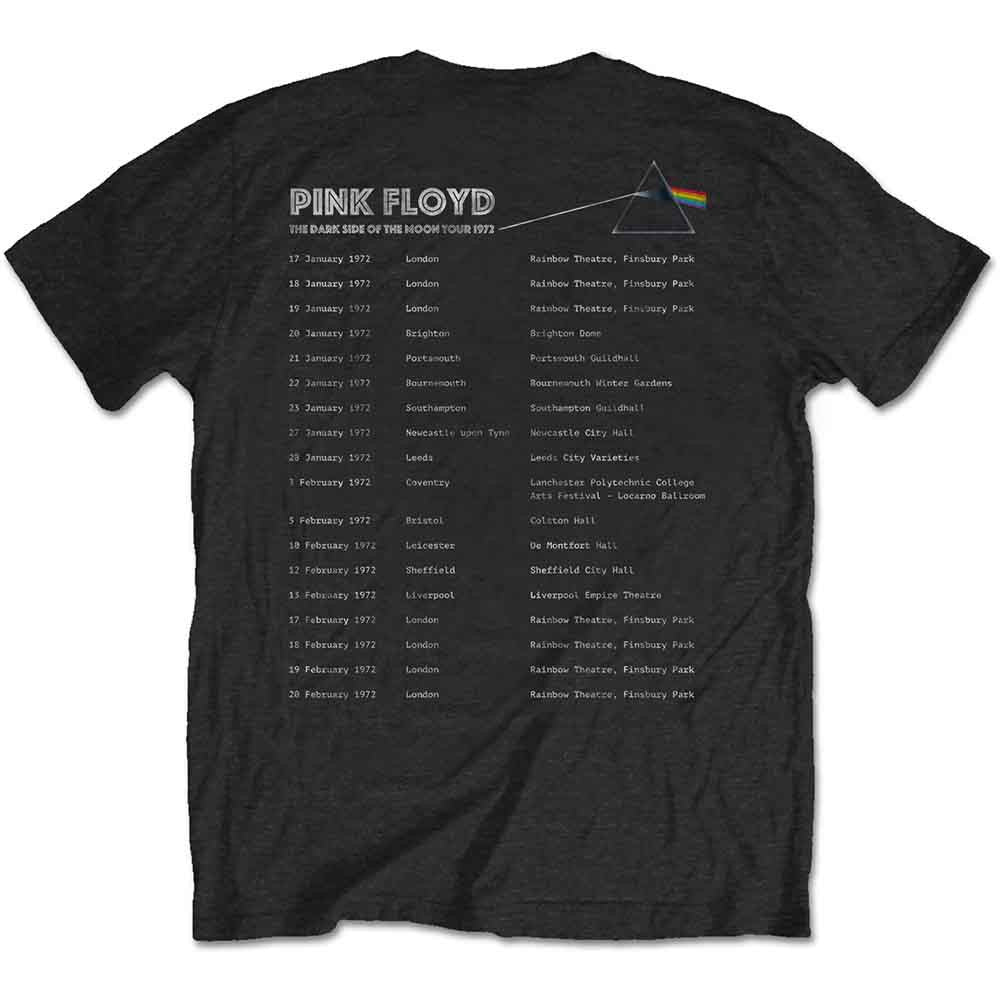 Pink Floyd Dark Side of the Moon 1972 Tour T-Shirt
