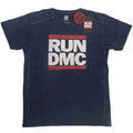 Run DMC navy washed Logo T-Shirt