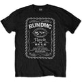 Run DMC Rock N' Rule Whiskey Label T-Shirt