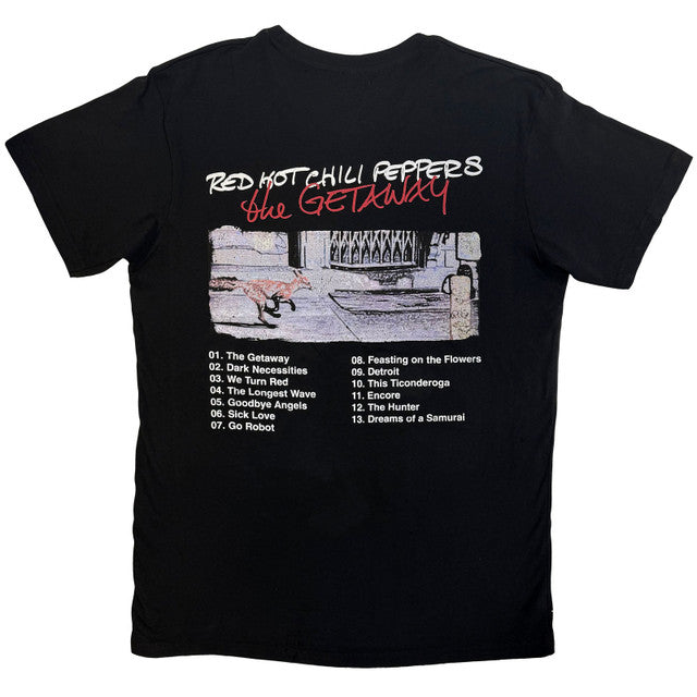 Red Hot Chili Peppers The Getaway Tracklist T-Shirt