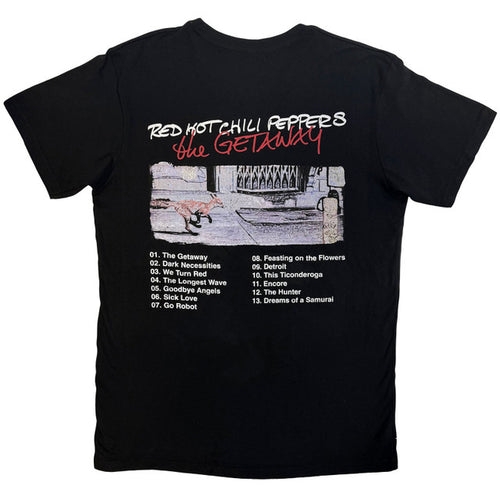 Red Hot Chili Peppers The Getaway Tracklist T-Shirt