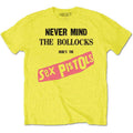 The Sex Pistols Never Mind The Bollocks Original Album T-Shirt (yellow)