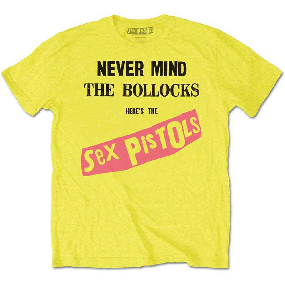 The Sex Pistols Never Mind The Bollocks Original Album T-Shirt (yellow)