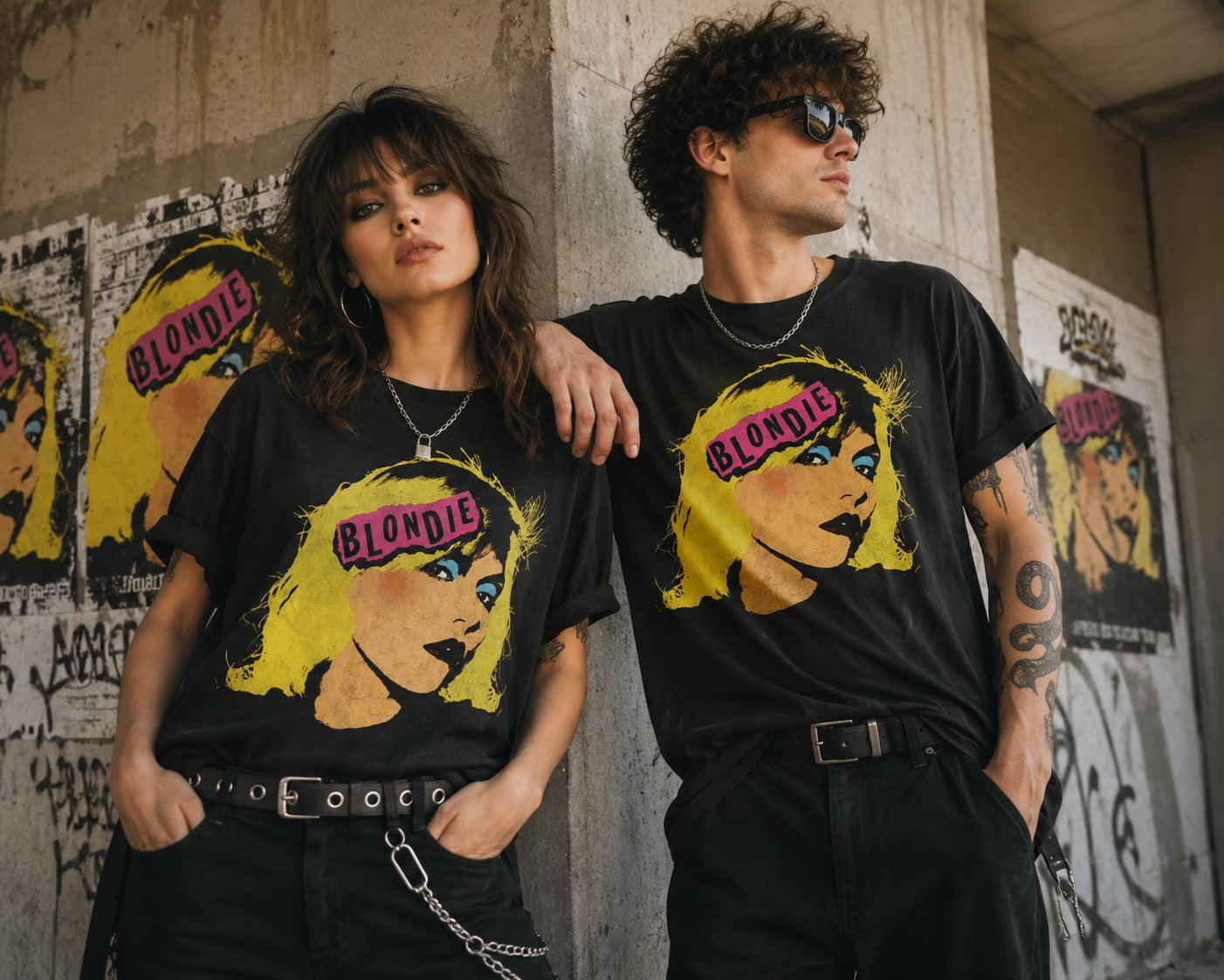 Blondie Unisex T-ShirtPunk Logo T-Shirt