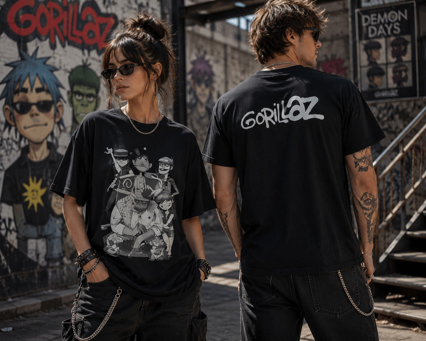 Gorillaz George Spray T-Shirt