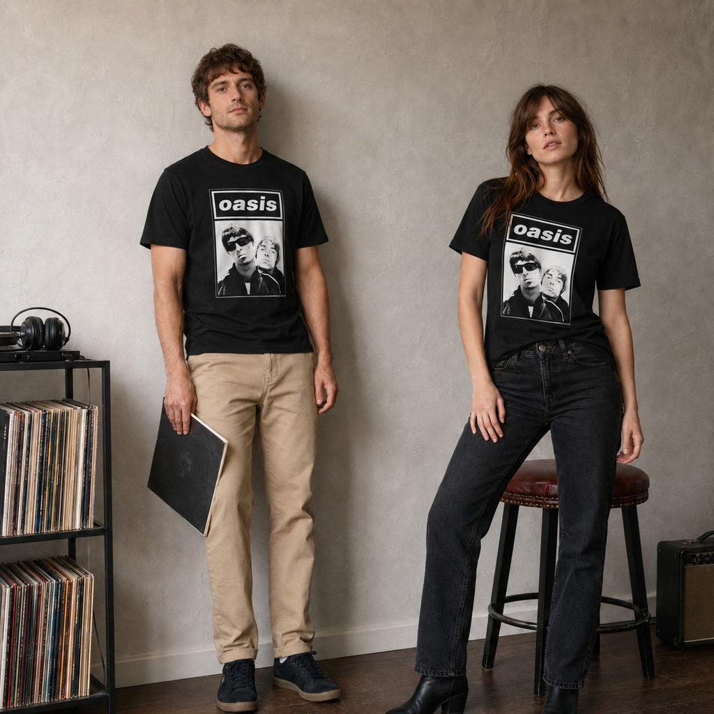 Oasis Noel & Liam Boxed Photo T-Shirt