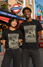Led Zeppelin Faded Falling T-Shirt